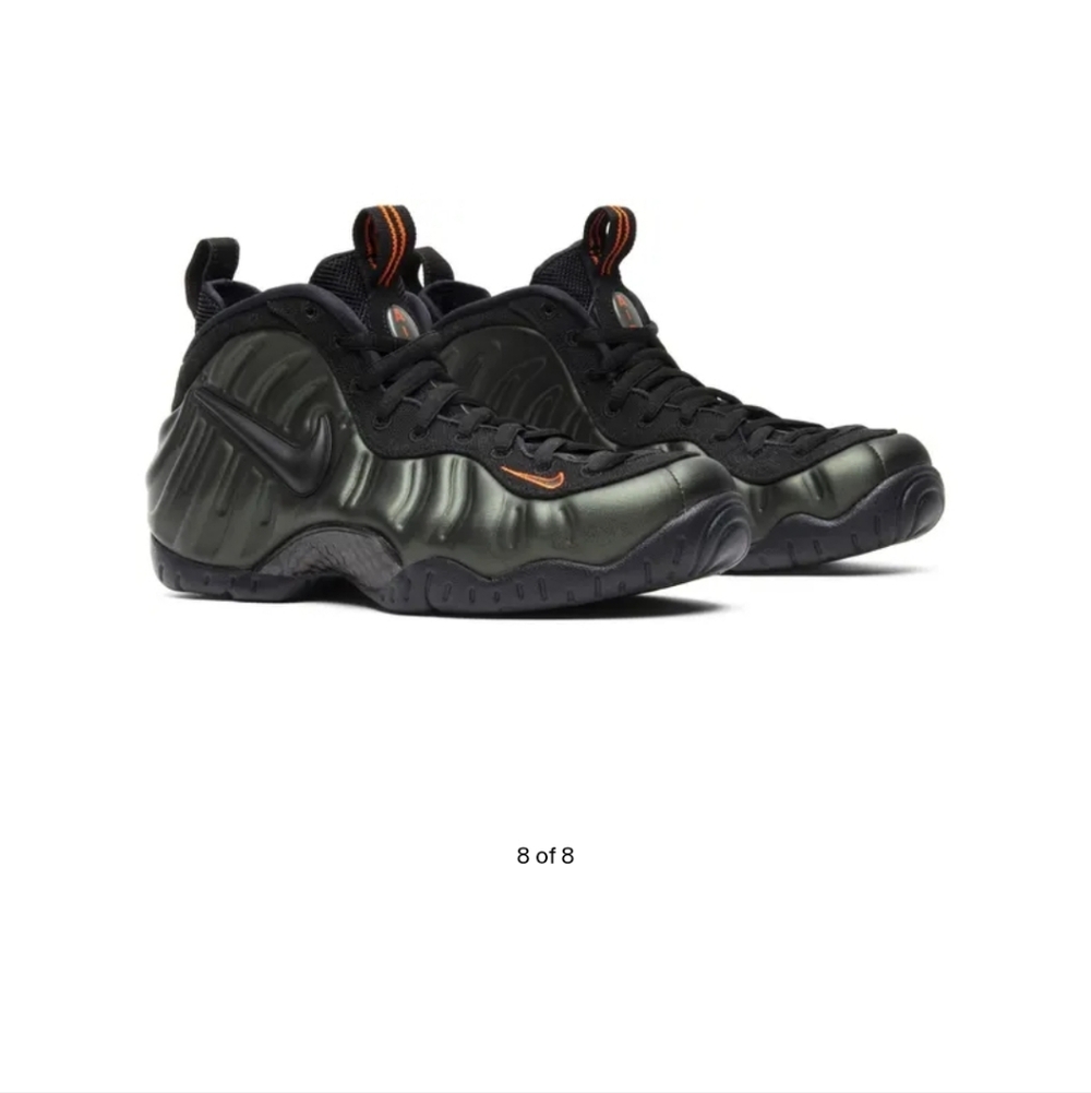 Nike Foamposite Pro Sequoia Green size 12 Brand New Without Tags Or Box